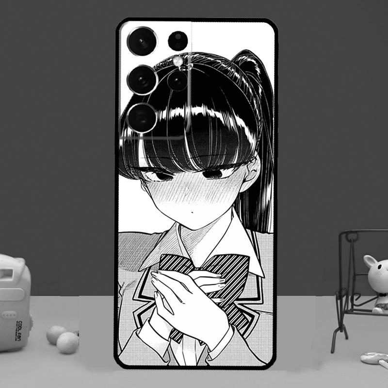 Komi Shouko Komi-san Anime Handyhülle für Samsung Galaxy S22 Ultra S8 S9 S10 Plus Note 20 Ultra S20 FE S21 Ultra