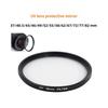 Lens Filter Easy Installation Replacement Filter 37/40.5/43/46/49/52/55/58/62/67/72/77/82mm for Professional Photography