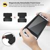 Procase Switch OLED 2021 Capa Flip com 2 Capas Finas de TPU Macio Capa Protetora à Prova de Choque Filmes Pretos, -