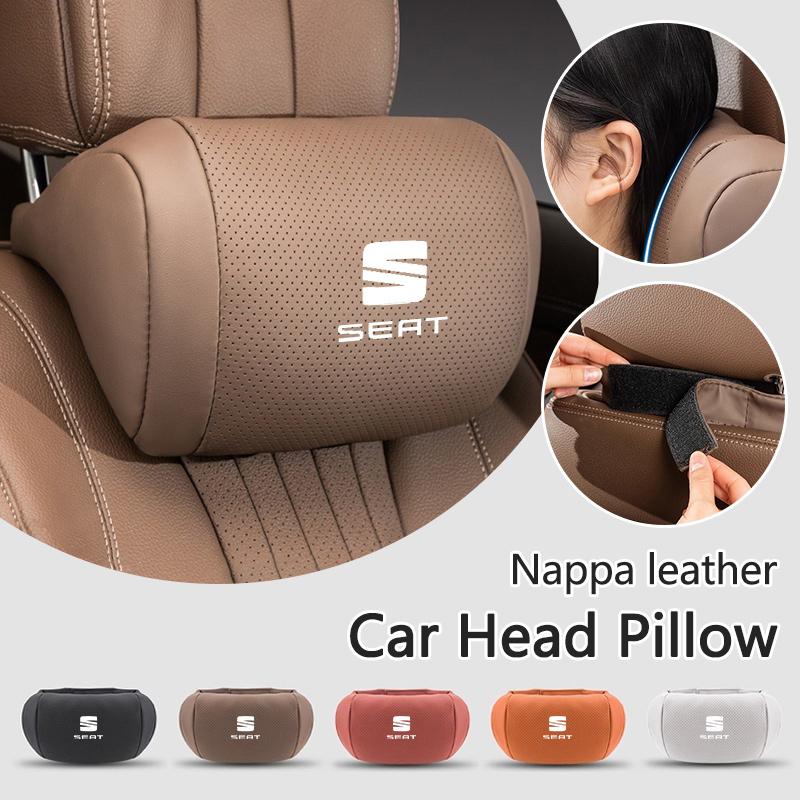 rlcp4 Car Headrest Pillow Provides Perfect Neck And Waist Support Comfortable Breathable For Seat FR Leon IBIZA Arona Arosa Ateca Exeo