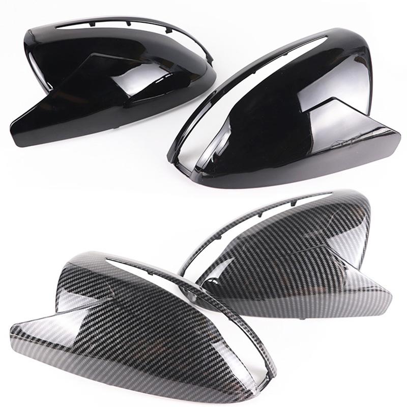 Black Side Mirror Caps For Mercedes Benz W205 W222 W213 W238 X205 X253 C217 W463 C253 W253 Cover C S GLC E G Class AMG Replace