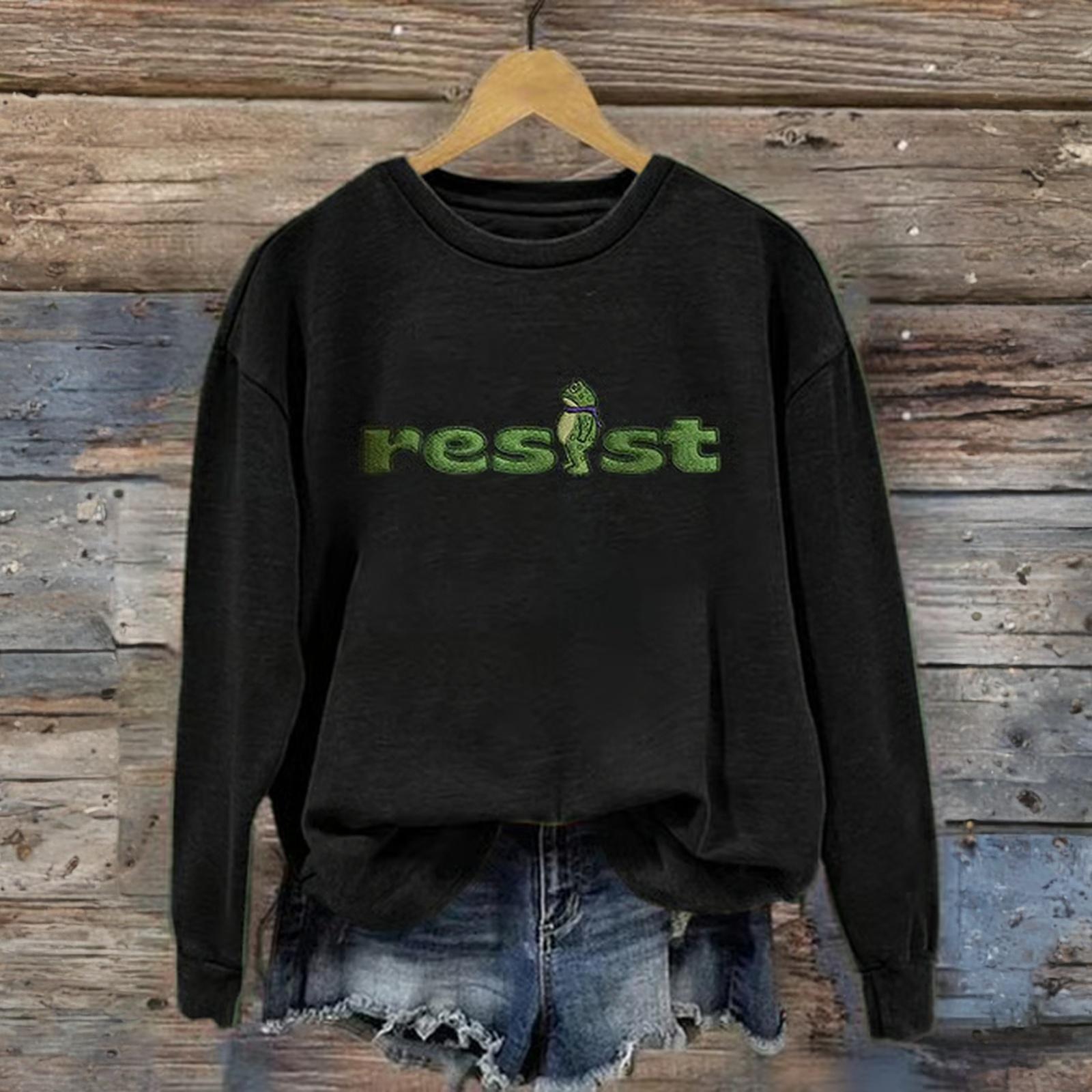 

Женские модные повседневные универсальные свитшоты с длинным рукавом и круглым вырезом L чёрный