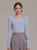 HUNCH Square Neck Strap Knit (2Color)