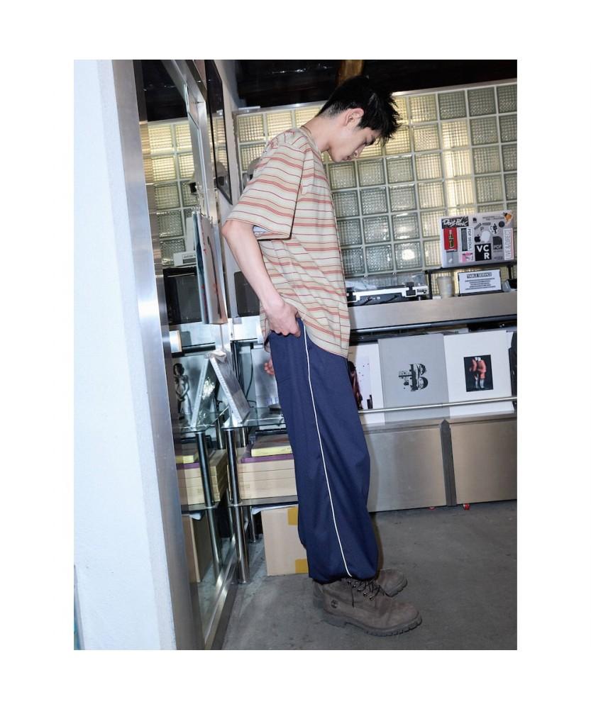 Saendeusaundeu (Unisex) Mesh Joggers Navy