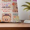 Kpop S-Skz-oo-S Cartoon cushion cover For Pillow Sofa Printing Decoration Room Home Office Coffee Shop Car Nordic Simplicity