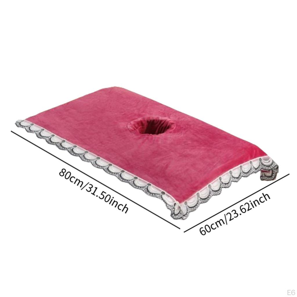 Massagetischhandtuch Schönheitsbettlaken ,Kissen mit Loch,