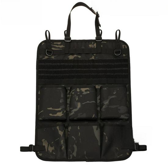 Geantă de depozitare tactică multifuncțională pentru spatele scaunului auto, pentru exterior