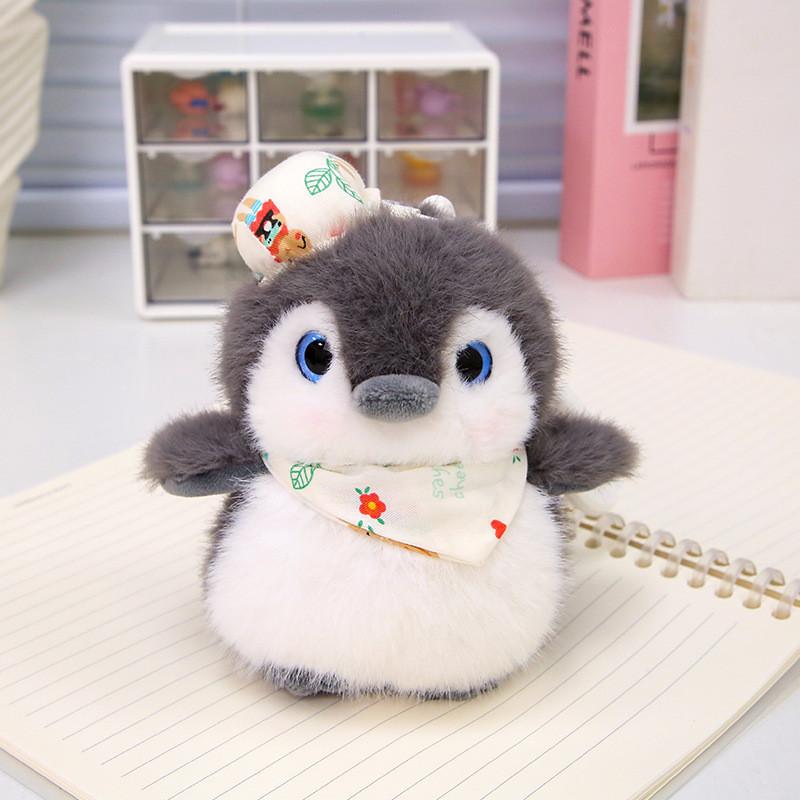 Plush Penguin Bag Charm With Soft Short Pile For Kids Gift