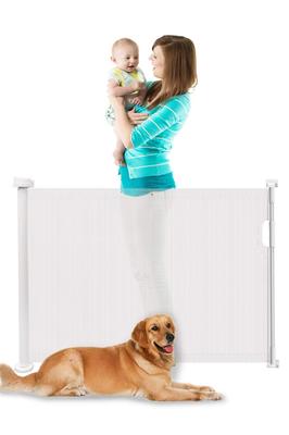 TAOTAO Neat Roll-Up Gate, Baby Gate, Pet Gate, Baby Gift, Baby Guard, Stair-Mountable, Pet Fence, Baby Fence (White)
