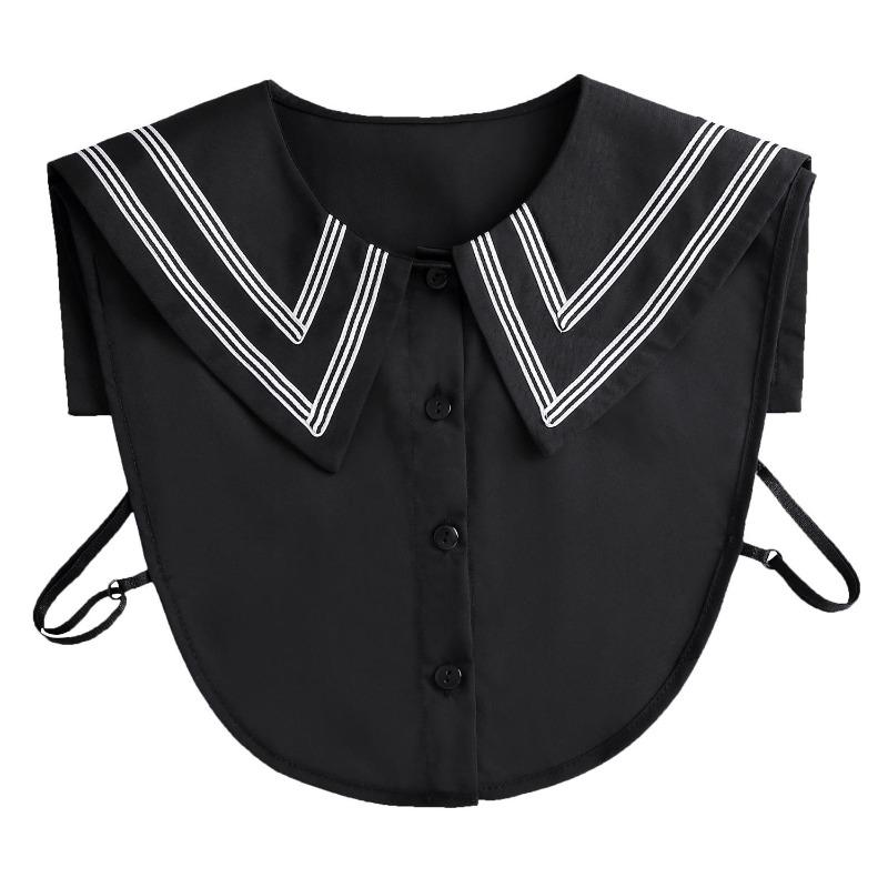 

Новые отложные накладные воротники Женский винтажный полурубашка Ложный воротник для женщин Съемный отстегивающийся отложной воротник Искусственный воротник