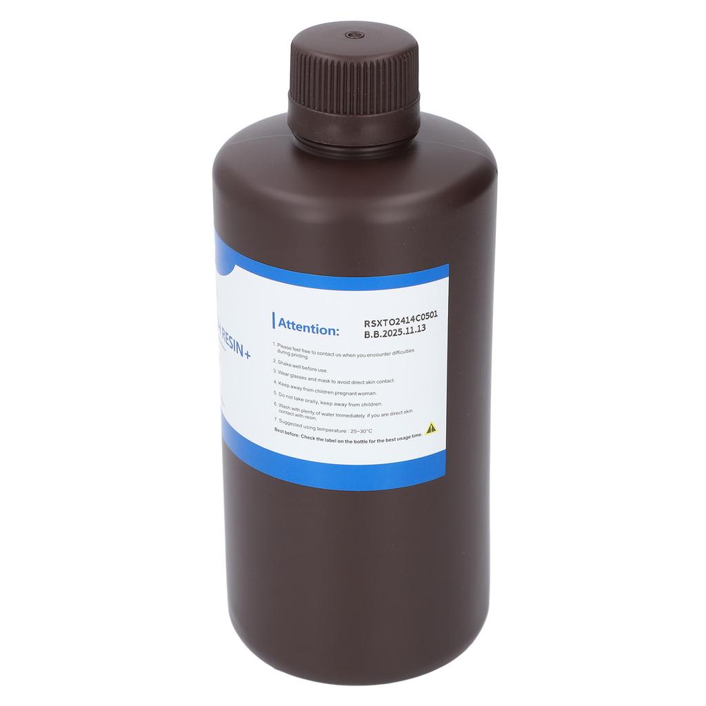 3D Print Resin Castable Water Washable UV Curing High Resolution 80 Shore Hardness 1KG Transparent