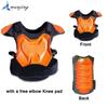 With Gift Children Safety Vest Armor Motorcycle Equipment Cycling Baby Head Protector 52-54cm Helmet Scooter Full Body Armor LL