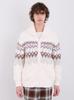Gelato Pique HOMME Powder Fair Isle JQD Cardigan PHNT245928 IVR Men's