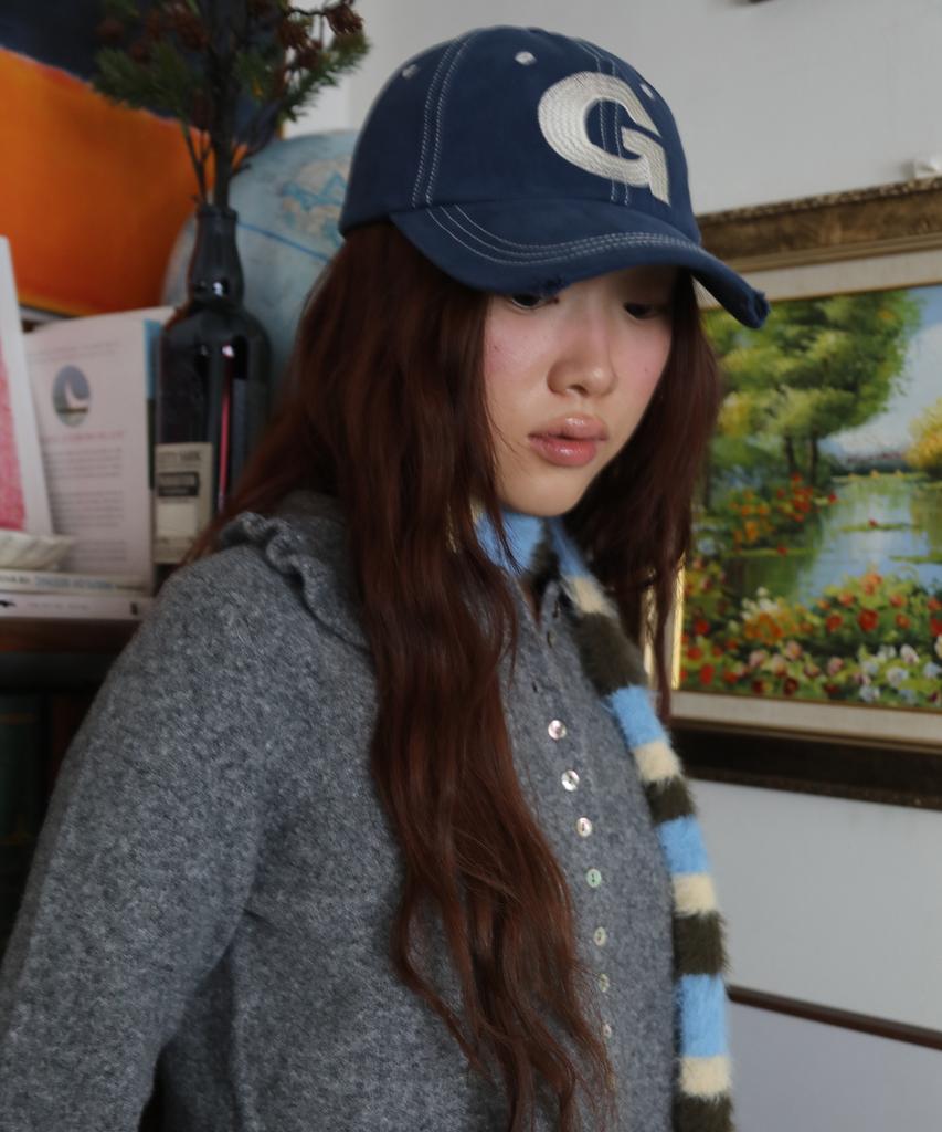 IUGAMAKARAS G Needlework Ball Cap (Navy)