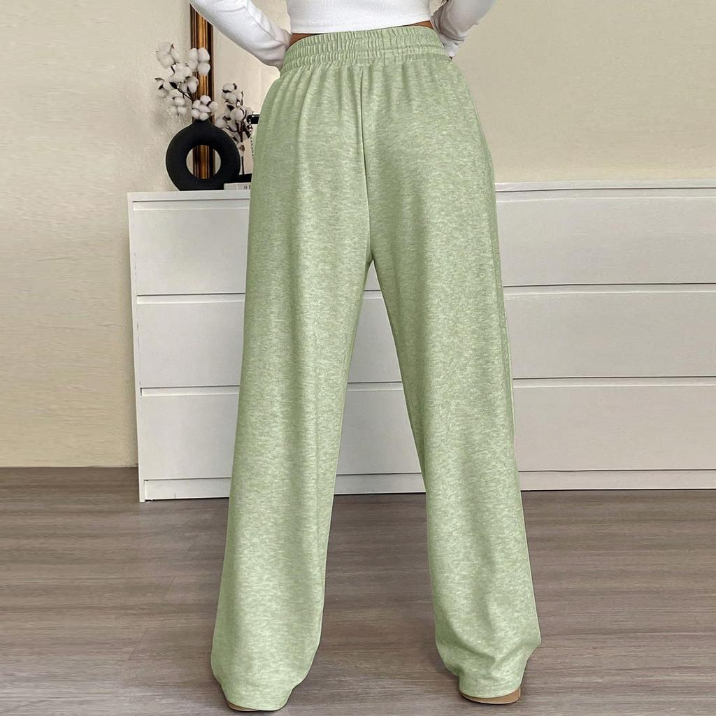 Pantalon ample à taille élastique confortable pour femme