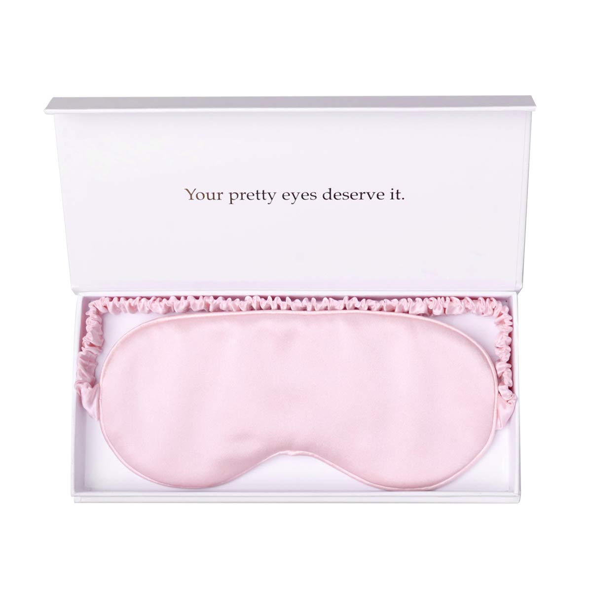 

YANSER Eye Premium 6A Pure Sleep Light Blocking Mask, Silk, Stylish, Grade, 100% Silk, Anti-Aging, Skincare, Aid, рожевий