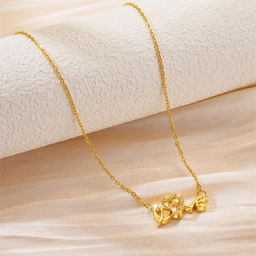 Simple Fashion Titanium Steel Women's Necklace - Non-fading, Luxurious, Versatile, Korean Style Clavicle Chain