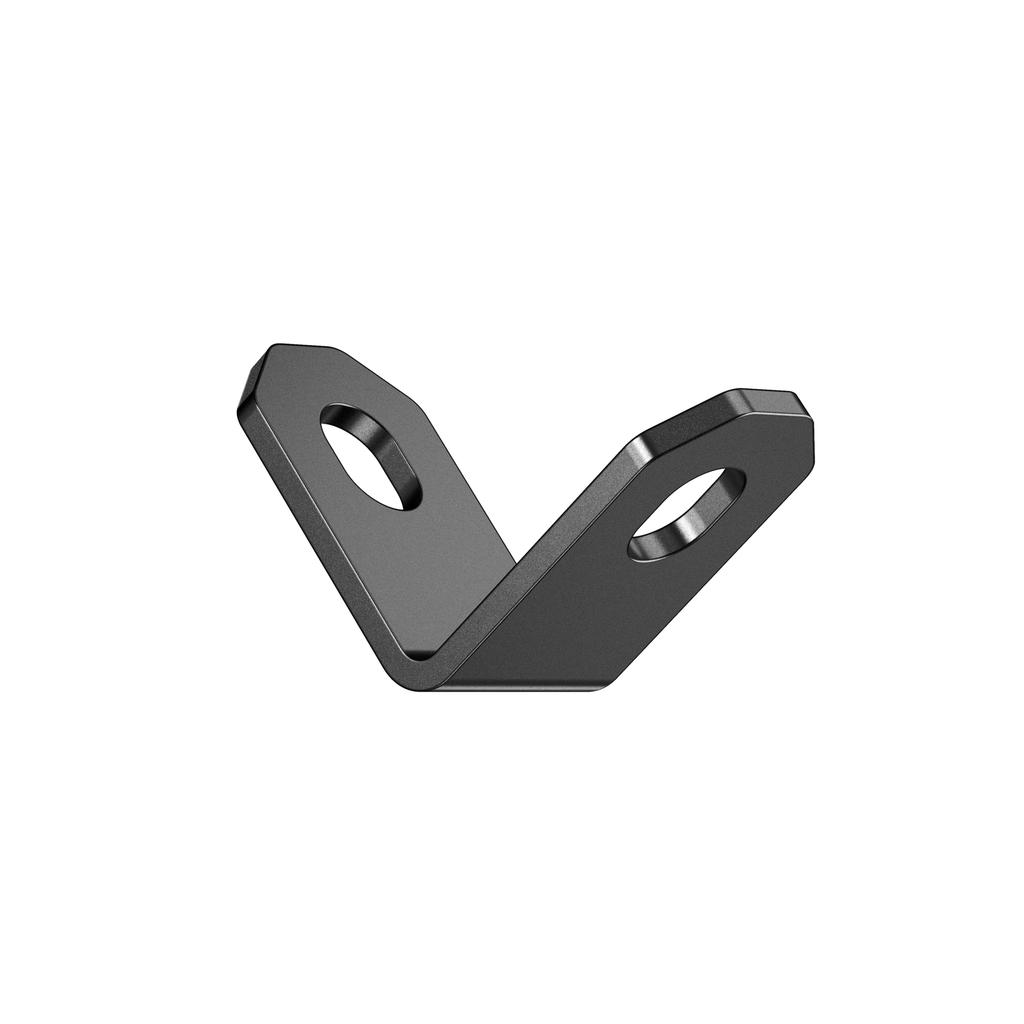 Kaedear Motorcycle Universal Stainless 2mm Universal Set of Custom Brackets X 2 X 20 X 37 X Brackets, Steel, Thick, Fit, 2, (KDR-YX-L90-2M8) (M8