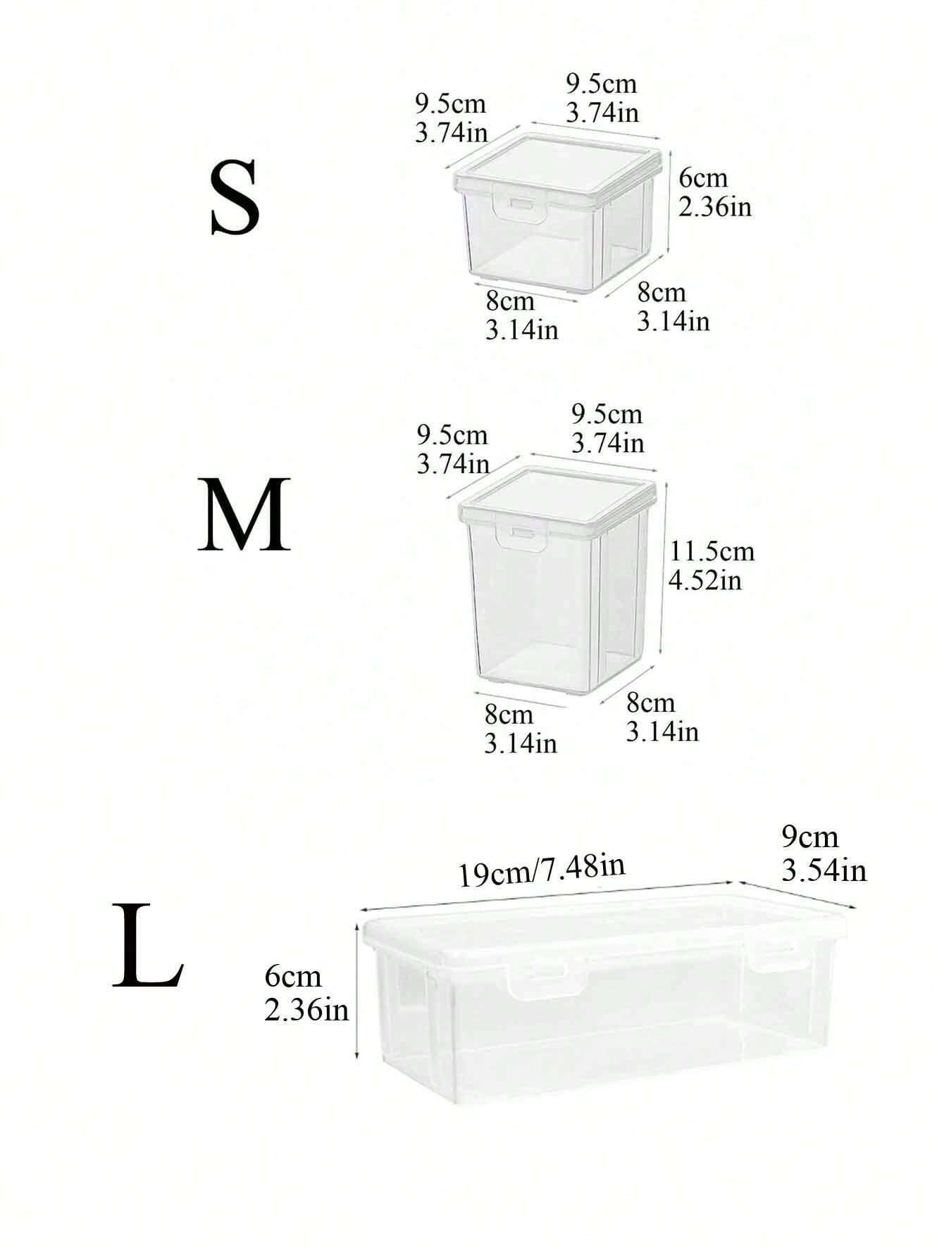 

1 шт. Коробка для хранения аксессуаров для волос и украшений S чистый