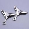 Starfish Conch Fish Tail Silver Color Stainless Steel Charms For Jewelry Making Supplies Ocean Animal Pendant 6pcs/Lot Breloque