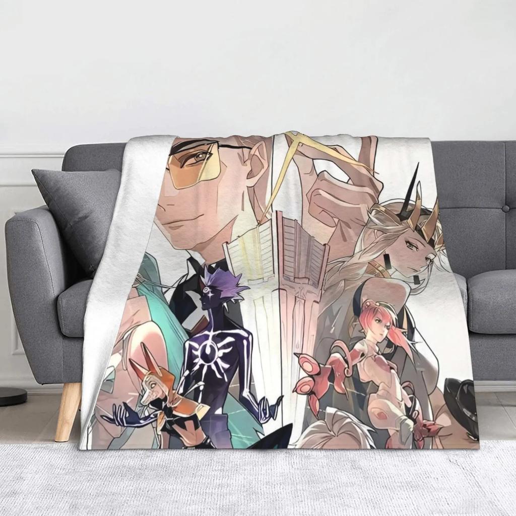 To Be Hero X Anime Flannel Throw Blankets Soft Vintage Chair Cover for Sofa Decor Home Textile Cozy Blanket