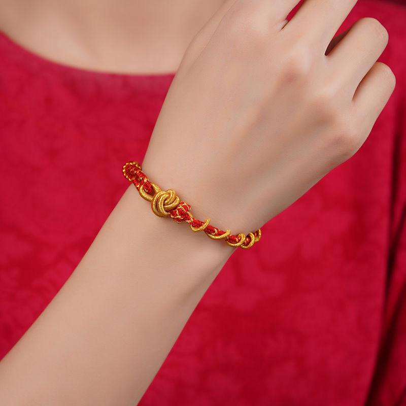 Chinese Style Snake Year Braided Rope Bracelet For Women Men Versatile Amulet Lucky Bracelet Jewelry Accessories Gifts