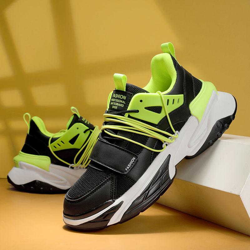 Fashion PARZIVAL Brand Mens Casual Sneakers New Casual Shoes for Men Designer Male Vulcanized Shoes 2024 Autumn Clunky Sneakers Tennis