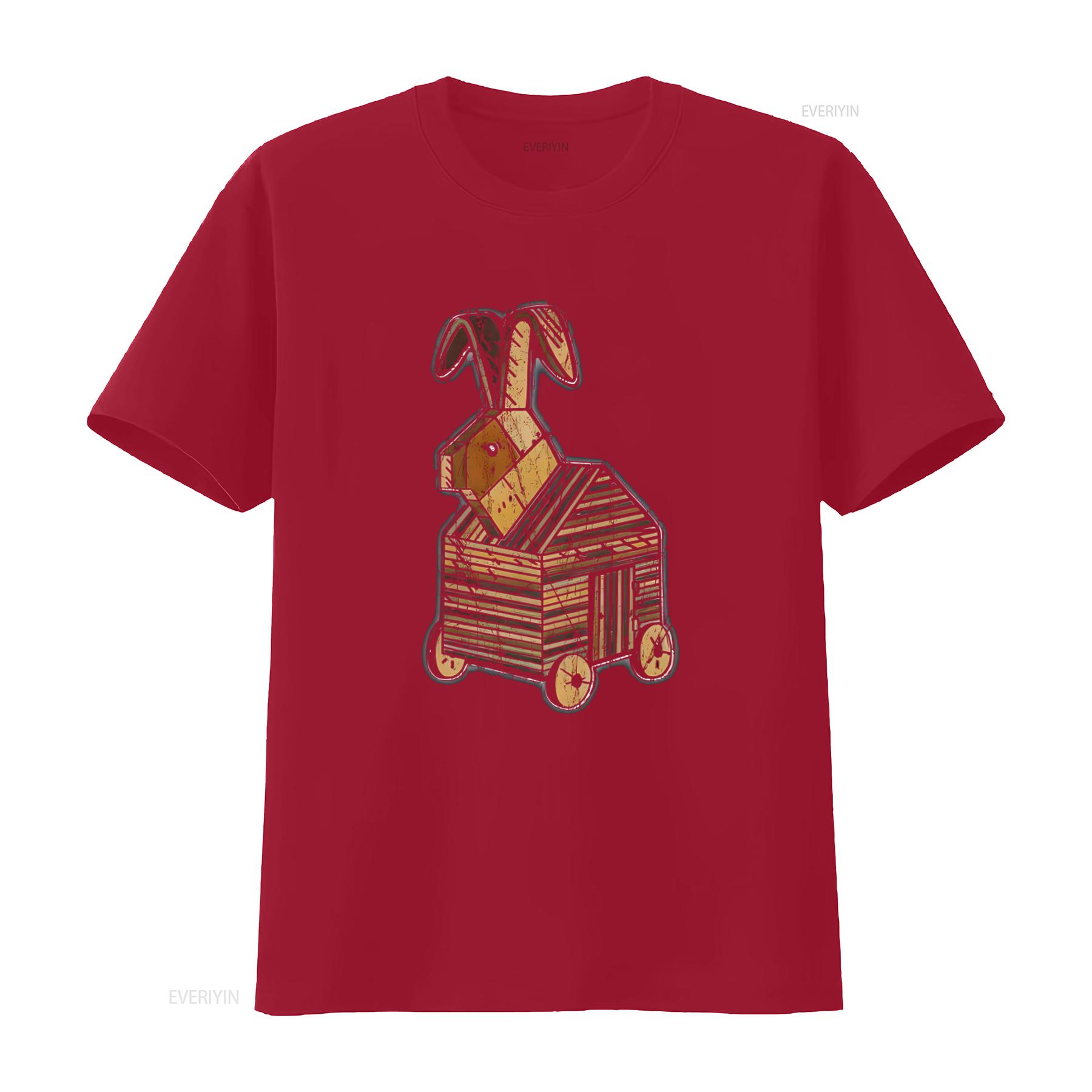 Trojan Rabbit T Shirt Monty Python And The Holy Grail Knight Movie Knights Fun Design vintage Washed fashion streetwear S