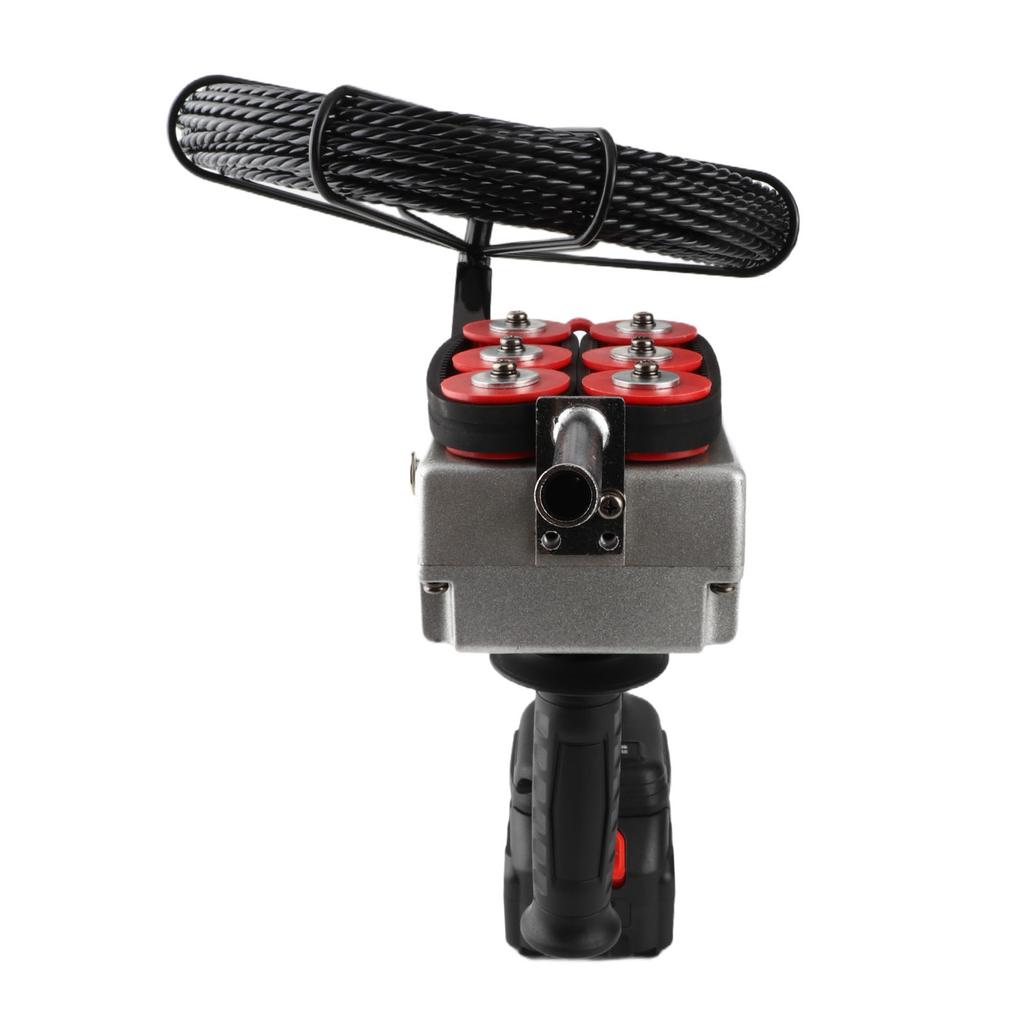 Electrician Threading Machine Speed Adjustable Brushless Rechargeable Lithium Battery Threading Machine 15m Wire 80‑240V