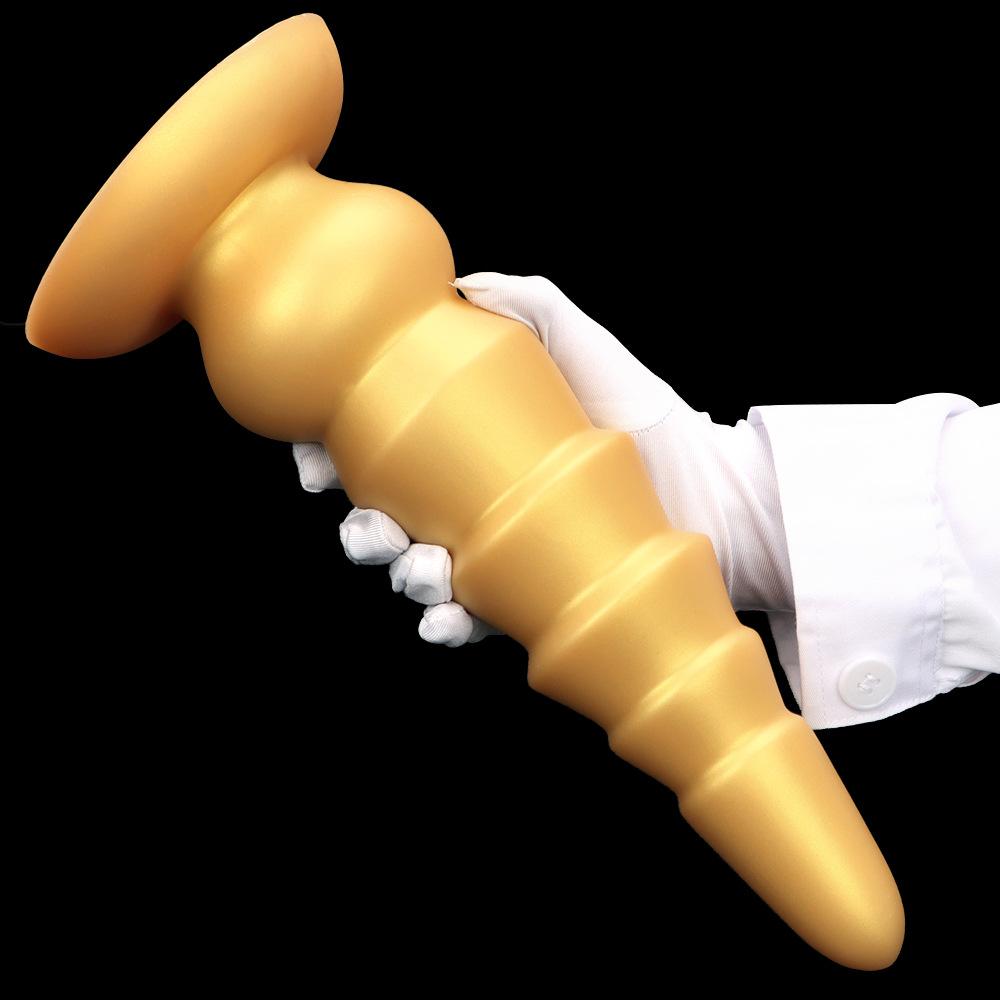 Silicone Soft Oversized Anal Plug with Suction Cup Anal Plug Sex Toys Fisting Anal Dilator Strap on Penis Realistic Dick BDSM
