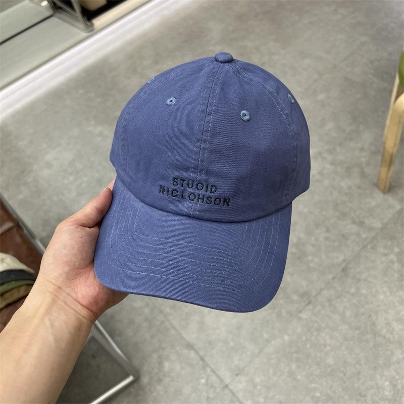 Peaked Cap Unisex New Spring and Autumn Summer Deep Top Showing Face Small Sunscreen Sunshade Wide Brim Baseball Hat