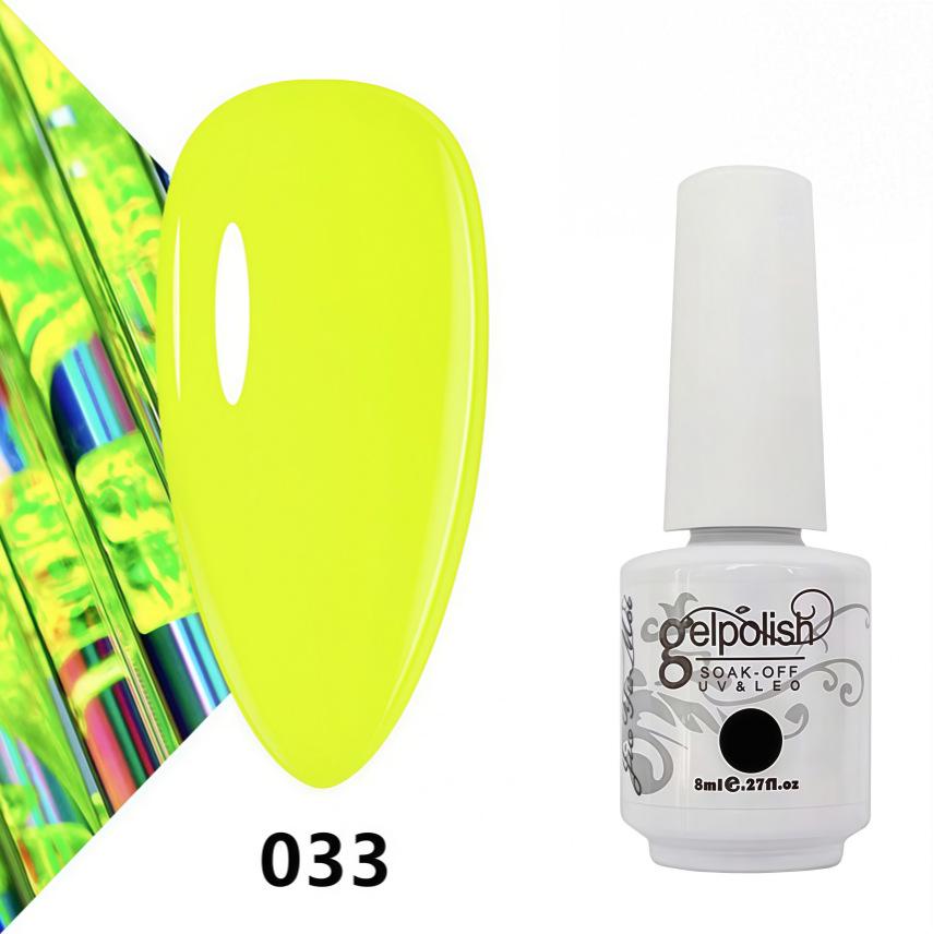 Amber Gel Polish Set: Gel Polish Manicure Kit with Whitening, Base Coat, and Sealer.