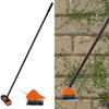 Adjustable Handle Weed Remover Tool 2 Brush Head Wire Brush Weeding Brush  Garden Use