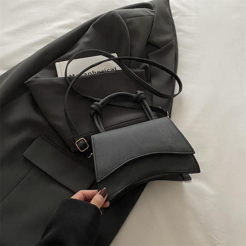 

Trendy Small Square Crossbody Bag For Women In Black Blue Khaki And White With Fashionable Street Style Features Black