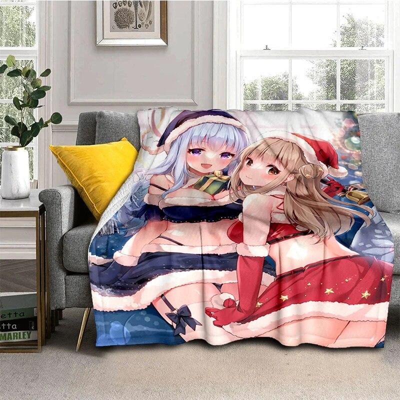 Weihnachten Sexy Schönheit Geschenk Weiche Plüsch Sofa Bett Werfen Cartoon Picknick Decken Moderne Flanell Decke Abdeckung Bettdecke Geschenk