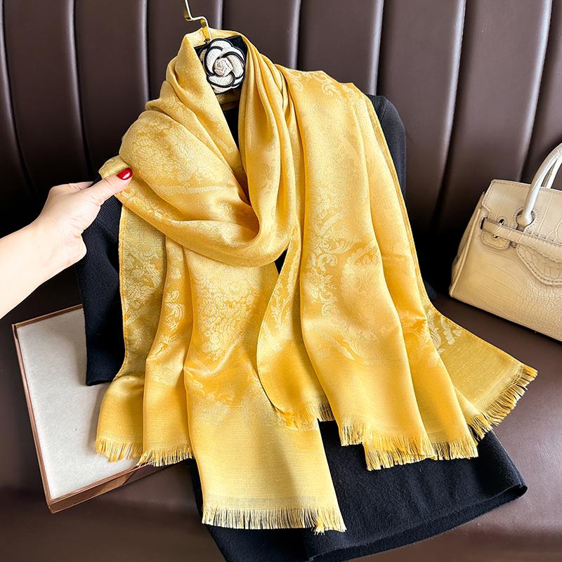

Bohemia Pashmina Hijab Scarf Muslim Women Paisley Scarf Cashmere Shawls Tassel Hijab Jacquard Autumn Scarves Foulard Bufanda