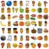 58PCS Robloxs Face Winning Smile Chicken Nugget Meme Stickers Aesthetic Phone Laptop Motorcycle Phone Gifts Wall Sticker