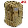 Zaini Tattici da 30/50L per Uomo Escursionismo Outdoor Sopravvivenza Borse Pacco d'Assalto 3P Pacco EDC Molle per Trekking Caccia Borsa