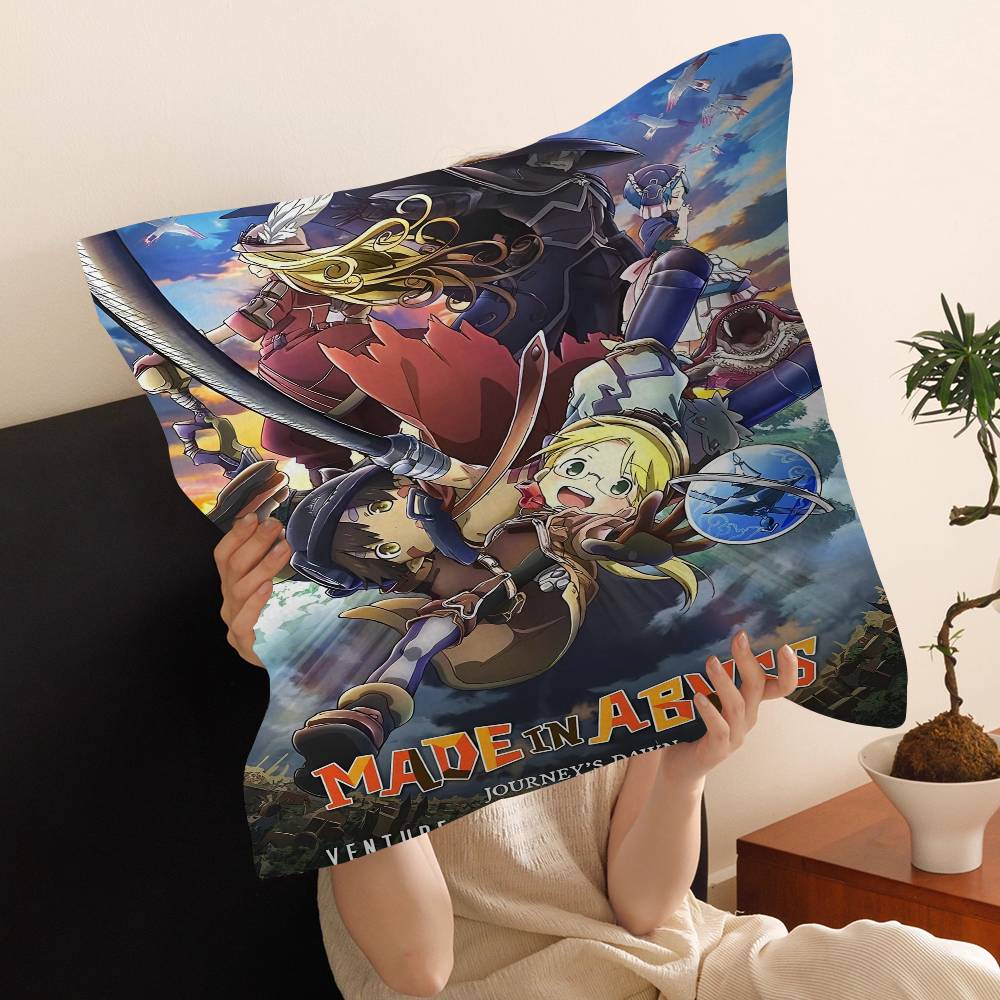 Made In Abyss Anime Cushion Cover Decorative Pillow Sofa Home Decor Case Pillow Cases