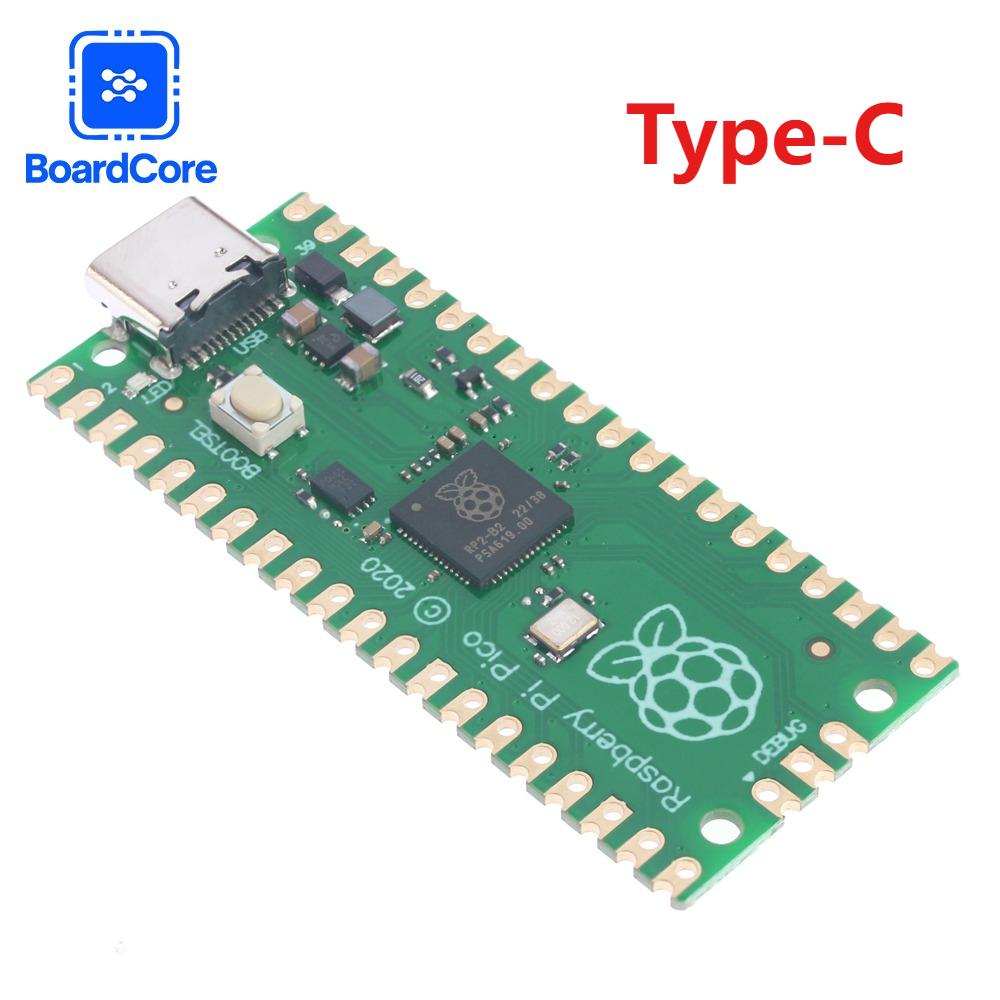 Raspberry Pi Pico Entwicklungsplatine RP2040 Dual-Core 264KB ARM Niedrigstrom-Mikrocontroller Hochleistungs-Cortex-M0-Prozessor