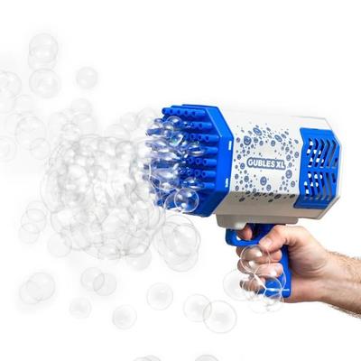Bubble Machine, Bubble Gun with 69 Cannons with LED Light, Soap Bubble Blower Bubble Toy for Kids