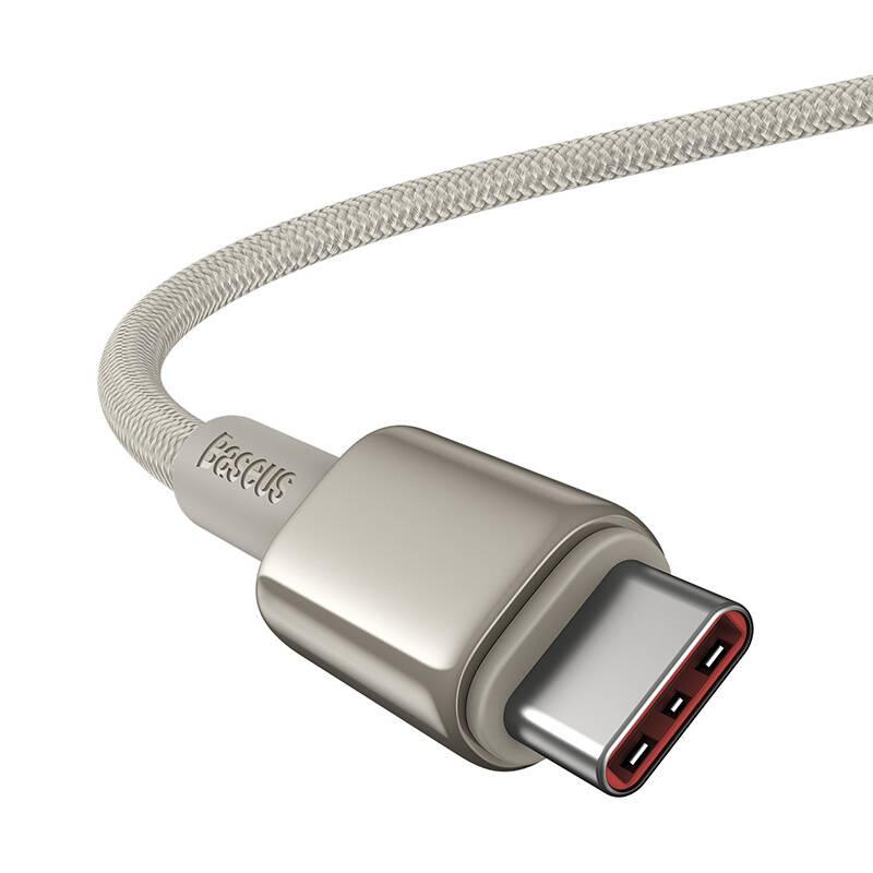 Kabel Usb-C Do Usb-C Baseus Tungsten Gold, 100W, 1M (Złoty)