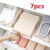 7pcs-double-layer Shoe Rack Organizer-stable Plastic Shoe Rack with Multiple Compartments,space-saving and Easy To Assemble