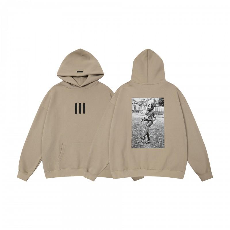 Unisex Streetwear Hoodie With Letter Print Contrast Stitched Pockets Oversized Cotton Sweatshirt Fall