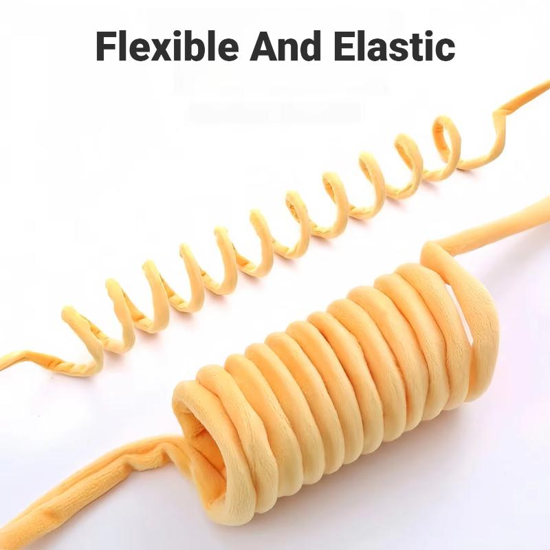 1Pc Suction Cup Spring Fur Ball Retractable Cat Teaser With Bells Colorful Elastic Strings Fluffy Cat Toy Pet Supplies