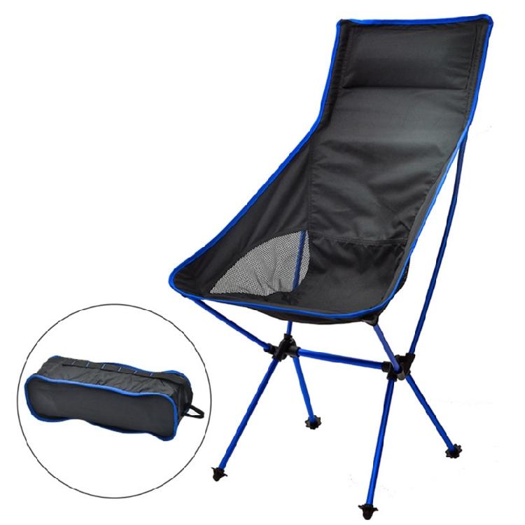 Outdoor Fishing Chair Compact Camp Backrest Chair Folding Fishing BBQ Chairs