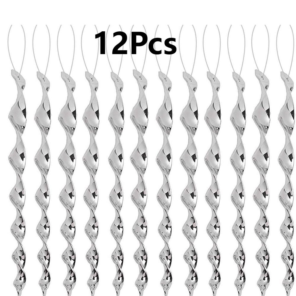 12/24/48Pcs Bird Repellent Stick Hanging Rotating Rod Wind Spiral Bird Repellent Scarer Household Decoration Garden Accessories