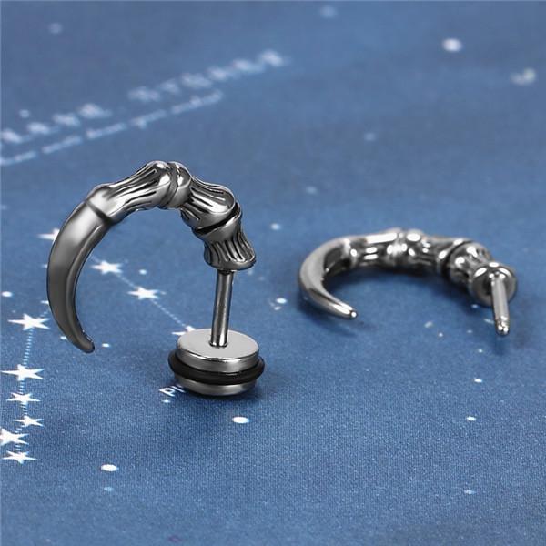 ,Eagle Earrings for Women Steel 1PC Hugdong Stainless Steel Eagle Talon Stud Earrings ,Eagle Earrings for Women Steel 1PC Hugdong Stainless Steel Eagle Talon Stud Earrings