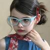 Children Classic Cat's Eye Photochromic Glasses  Fashion Retro Radiation Protection Eyewear For Boys And Girls