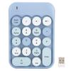   Wireless Numeric Keyboard Chocolate Keycap for Game Direction Switching AK18 2.4G